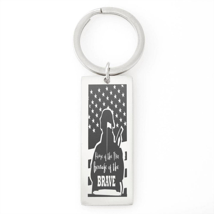 Home of the free because of the brave.