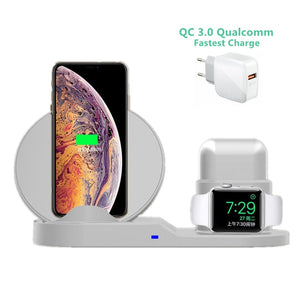 The ultimate 3 in 1 Wireless Charging Station.